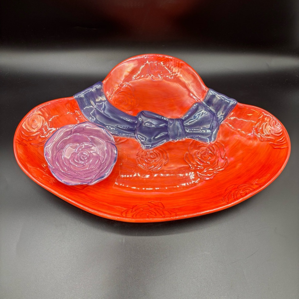 Vintage 2004 Chip‎ and Dip Set Women's Red Hat Society Popular Creations CD601